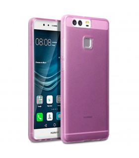 Funda silicona gel para Huawei P9 rosa