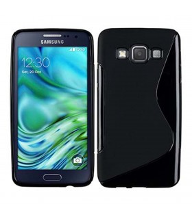 Funda silicona para Samsung Galaxy A3 negra