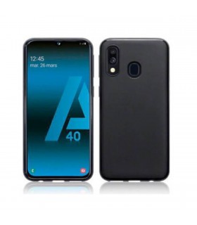 Funda de Silicona Gel Negra para Samsung Galaxy A40