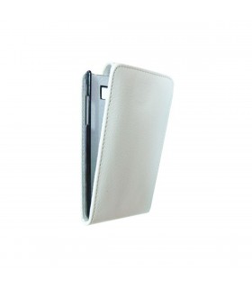 Funda de piel blanca para LG optimus L7
