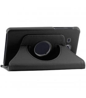 Funda de Piel Giratoria Samsung Tab A (2016) T280 / T285 Negra