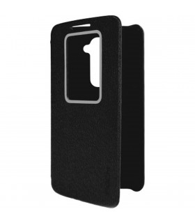 Funda Rock con ventana para LG G2 negra