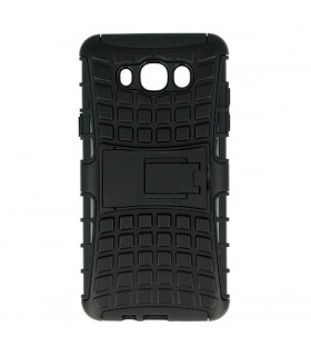 Carcasa de protección robusta para Samsung Galaxy J7 2016 negra