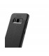 Funda para Samsung Galaxy S8 con inserciones símil piel Negro