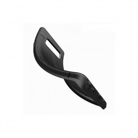 Funda para Samsung Galaxy S8 con inserciones símil piel Negro