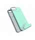 Carcasa con tarjetero y soporte turquesa para iPhone 7/8