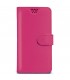 Funda Celly universal XXL tipo libro rosa para móviles de 5,7"