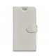 Funda Celly universal XL tipo libro blanca