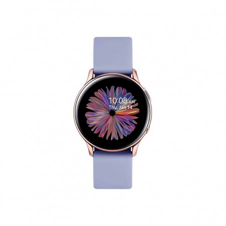 Samsung Galaxy Watch Active 2 40mm Aluminio Rosa Gold (Pink Gold) y correa deportiva Violeta R830