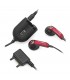 Auriculares Estéreo Sony Ericsson HPM-64D Red con adaptador dual