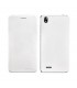 Funda Innjoo One 3G/4G tipo flip en color blanco