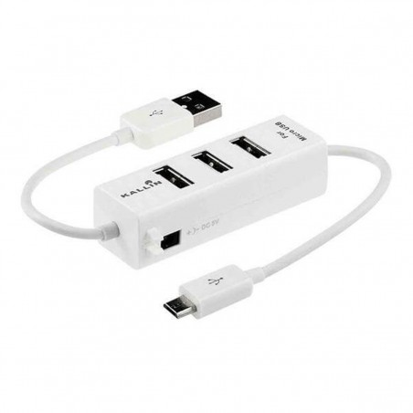Kallin Hub USB 2.0 microUSB Blanco