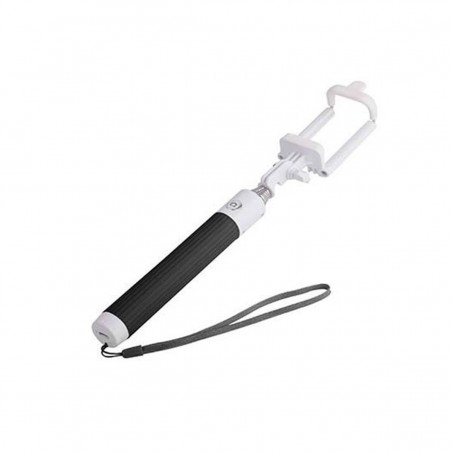 Kit selfie soporte extensible Bluetooth integrado negro
