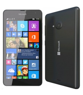 Microsoft Lumia 535 negro libre con carcasa naranja gratis