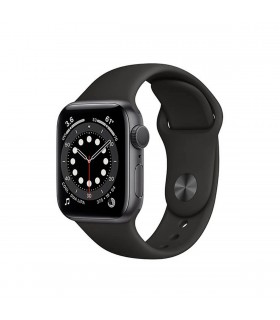 Apple Watch Series 6 (GPS), 44mm Aluminio Gris Espacial y correa deportiva Negra