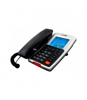 Maxcom KXT709 Teléfono fijo Negro/Plata (Black Silver)