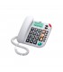 Maxcom KXT480 Teléfono fijo Blanco (White)