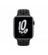 Apple Watch SE Nike 2021 (GPS + Cellular) 44mm Aluminio Gris espacial y Correa Deportiva Antracita Negra