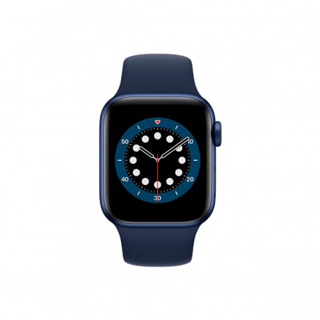 Apple Watch Series 6 (GPS), 40mm Aluminio Azul y correa deportiva Azul Intenso